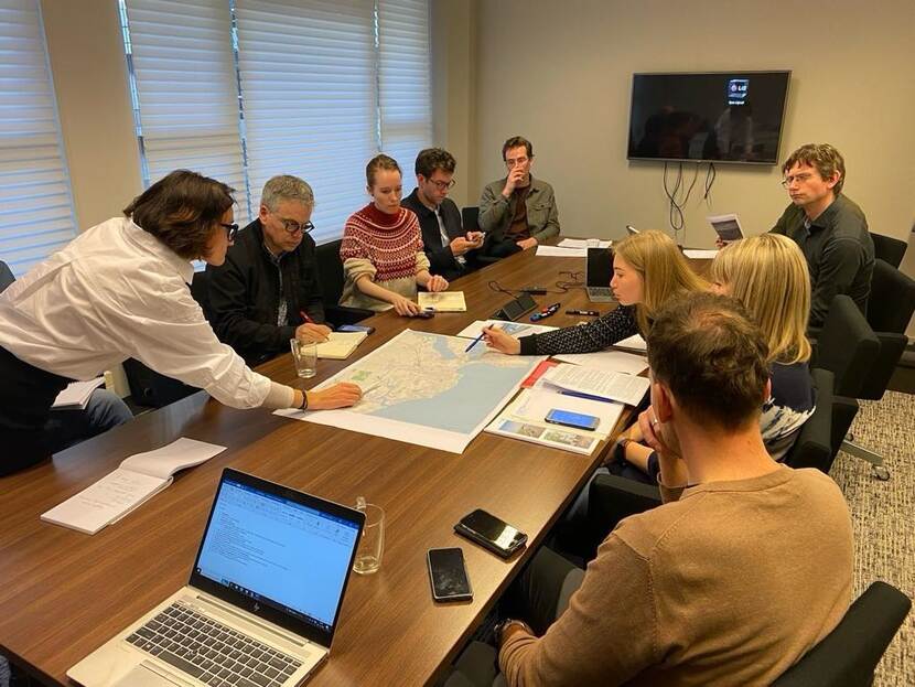 The delegation from Odesa consults on water issues.