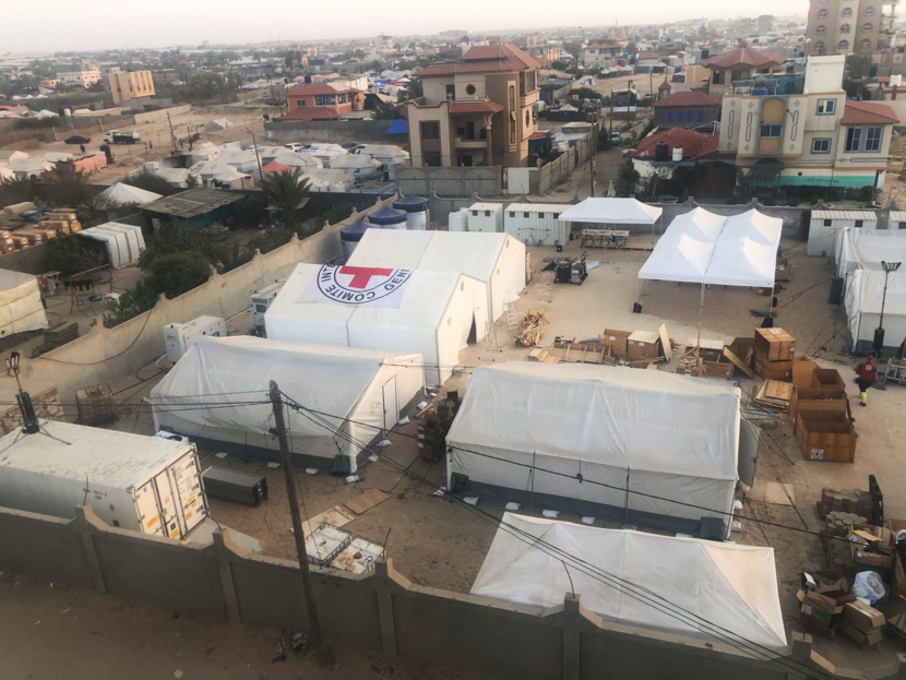 Field hospital in Rafah