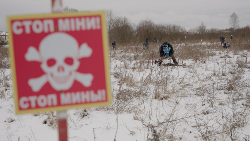 Ontmijningsproject HALO Trust in Oekraïne