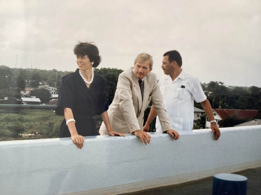 Op werkbezoek in Suriname.